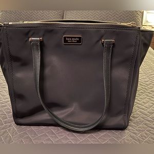 Medium Black Nylon Kate Spade Tote